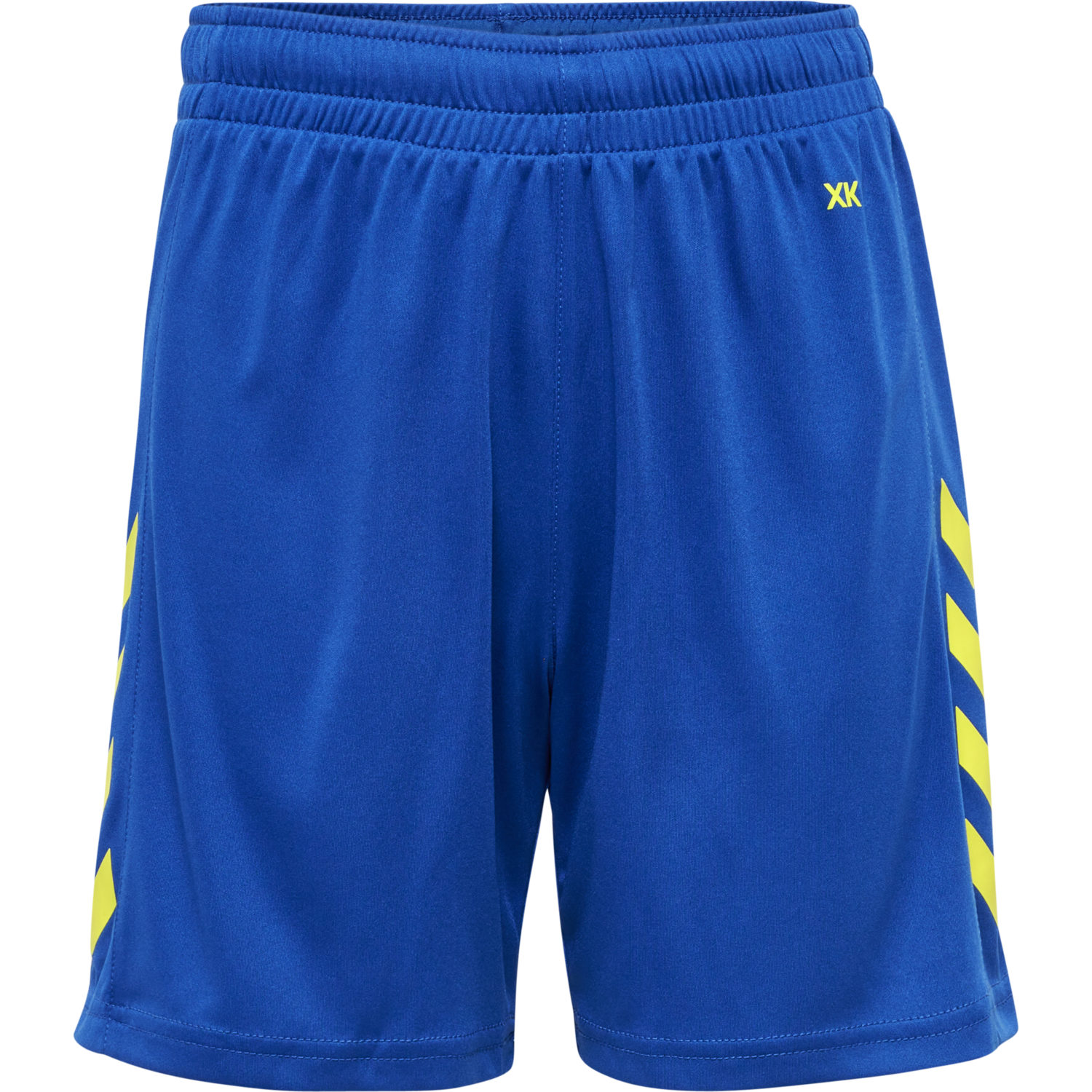 hmlCORE XK POLY SHORTS KIDS, TRUE BLUE/BLAZING YELLOW, packshot