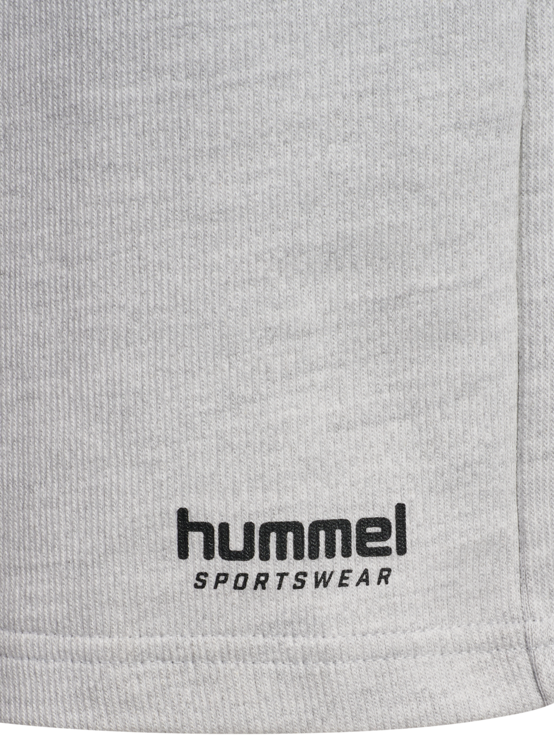 hmlLOOSE SWEAT SHORTS HS, LIGHT GREY MELANGE, packshot