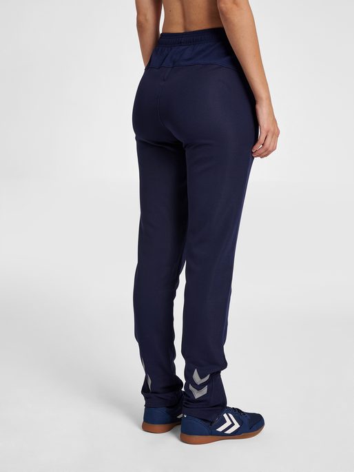 hmlLEAD WOMEN POLY PANTS, MARINE, model