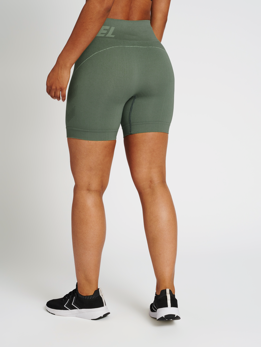 hmlTE CHRISTEL 2-PACK SEAML SHORTS, BLACK/LILY PAD, model