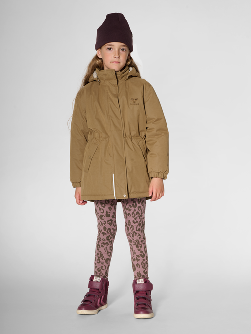 hmlATHENA TEX JACKET, ERMINE, model