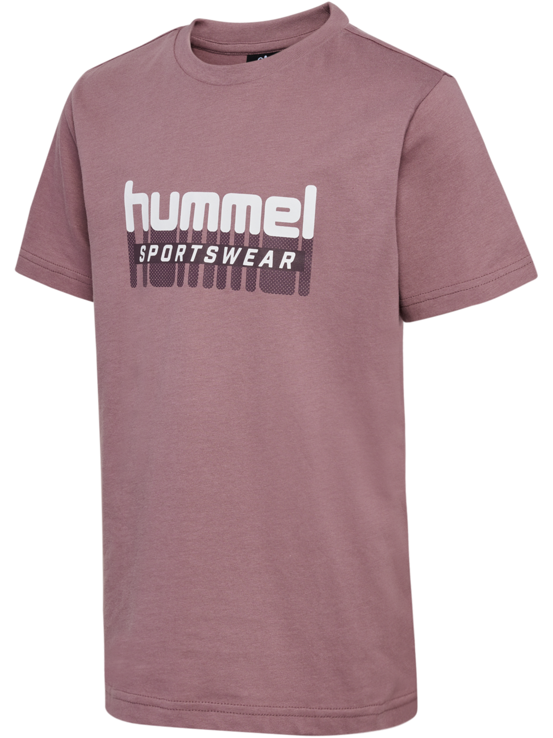 hmlTUKAS T-SHIRT S/S 2-PACK, TWILIGHT MAUVE/MARSHMALLOW, packshot