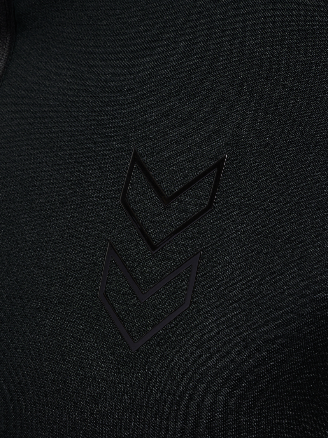 hmlACTIVE PL HALF ZIP, BLACK, packshot