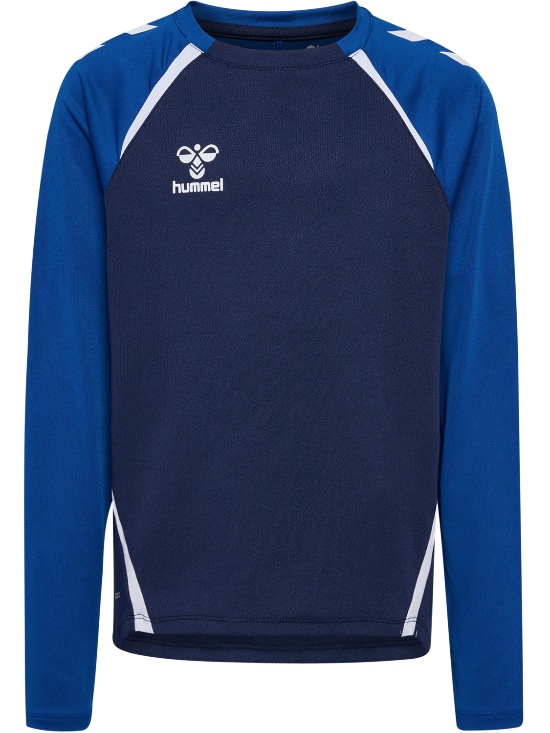 hmlLEAD 2.0 CREW SWEAT KIDS, MARINE/TRUE BLUE, packshot