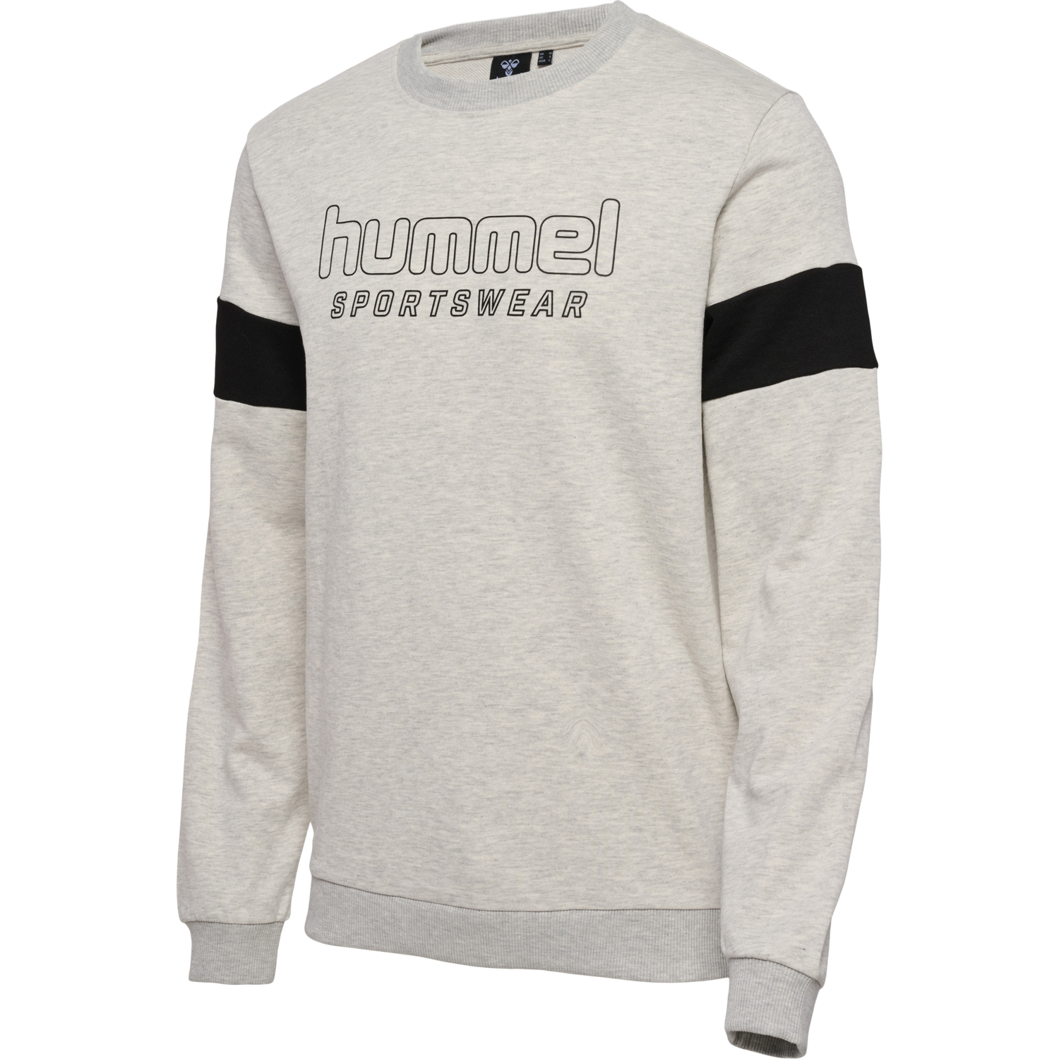 hmlLGC BRYCE SWEATSHIRT, TOFU MELANGE, packshot