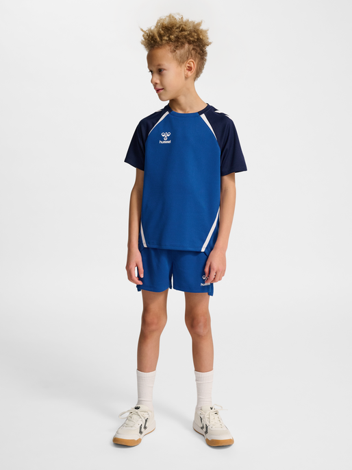 hmlLEAD 2.0 JERSEY S/S KIDS, TRUE BLUE/MARINE, model