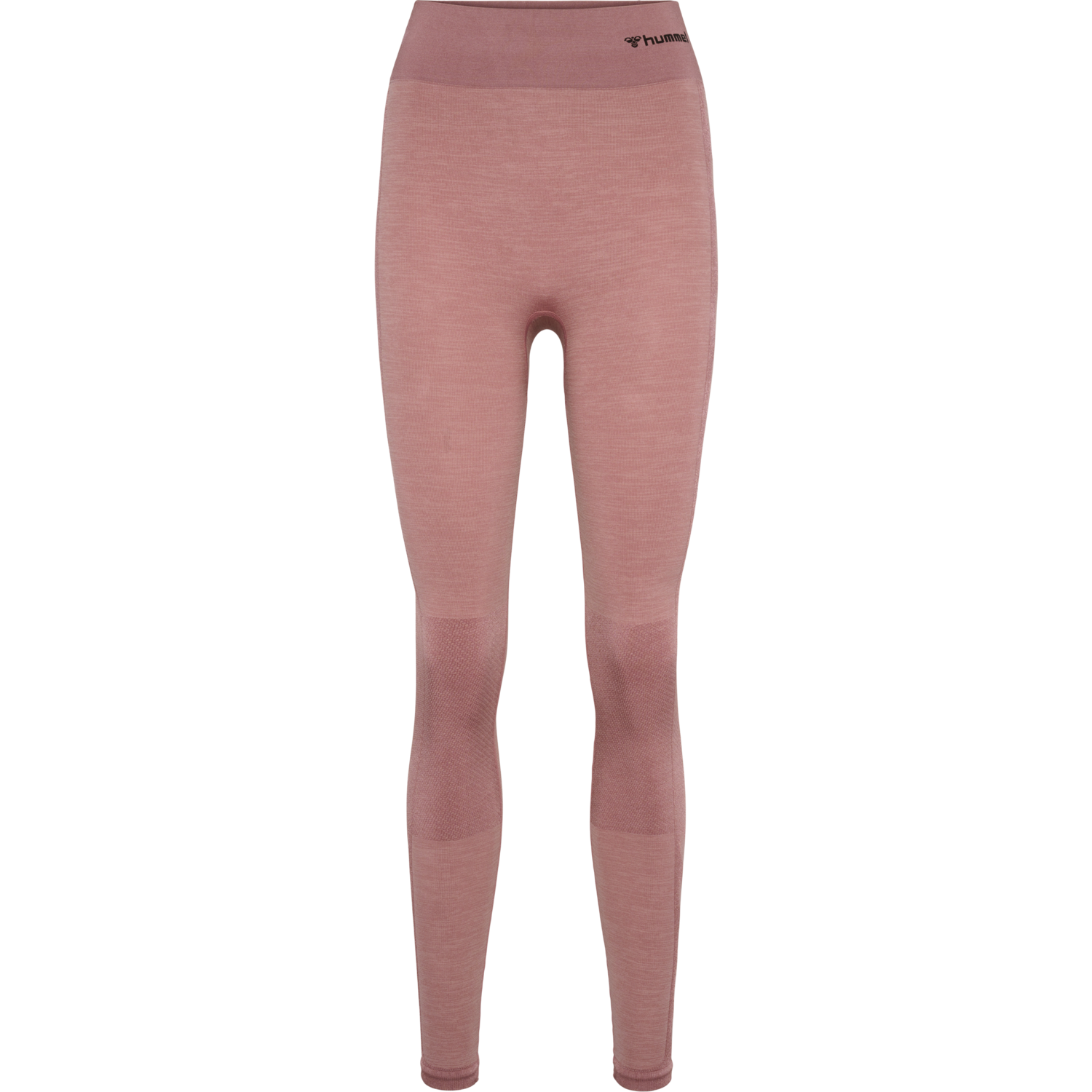 hmlCLEA SEAMLESS MID WAIST TIGHTS, WOODROSE/ROSE TAUPE MELANGE, packshot
