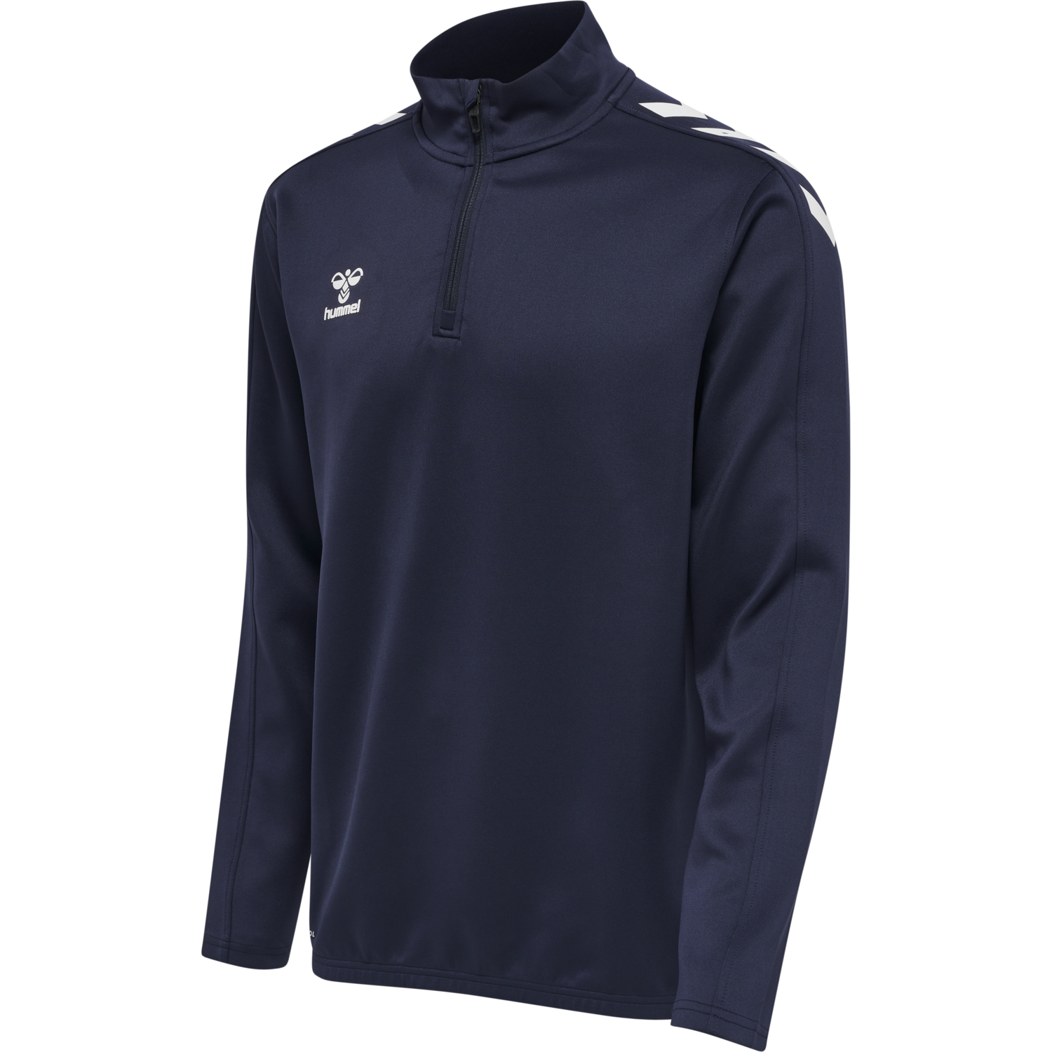 hmlCORE XK HALF ZIP POLY SWEAT, MARINE, packshot
