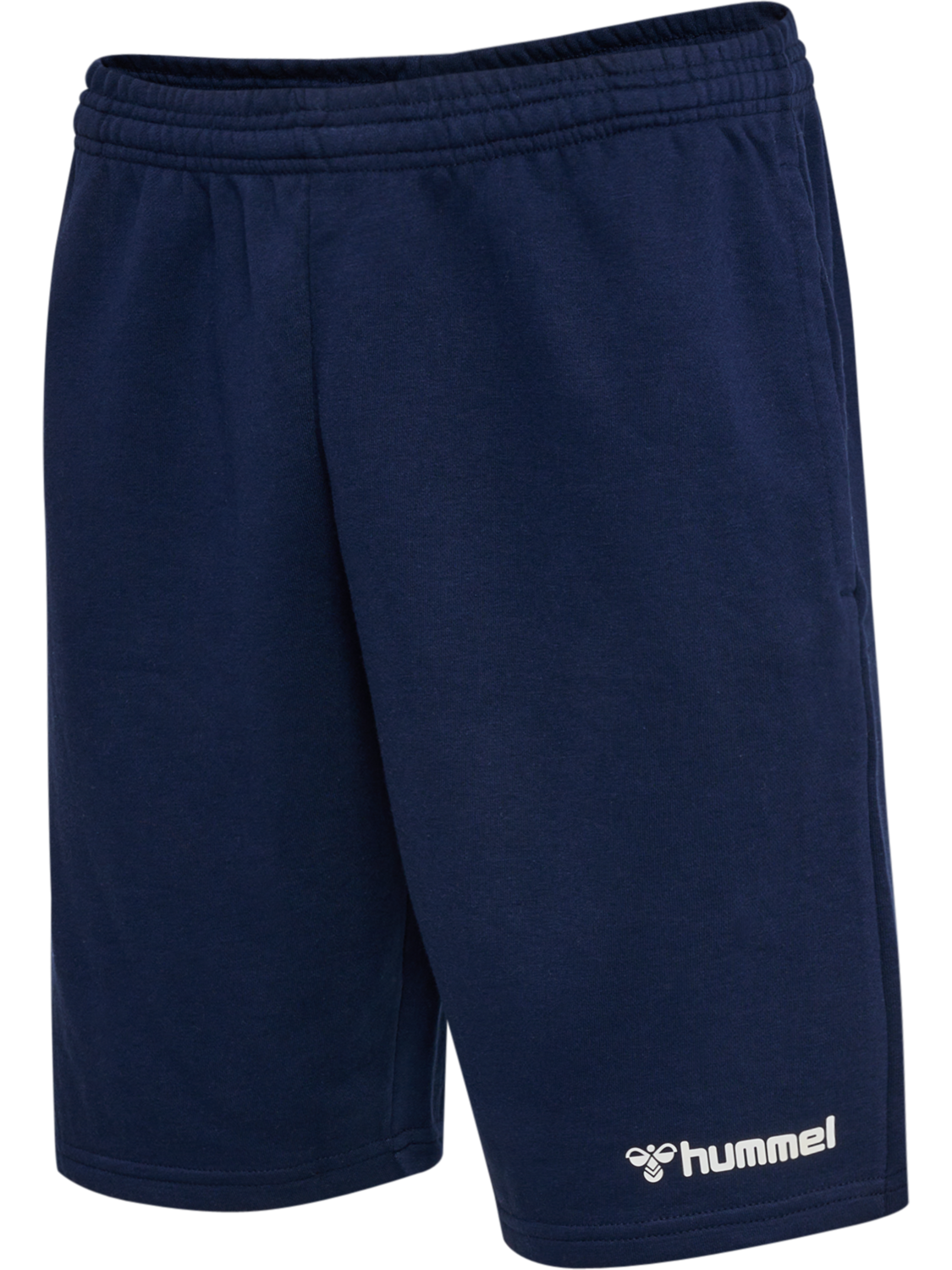 hmlMOVER COTTON BERMUDA SHORTS, MARINE, packshot