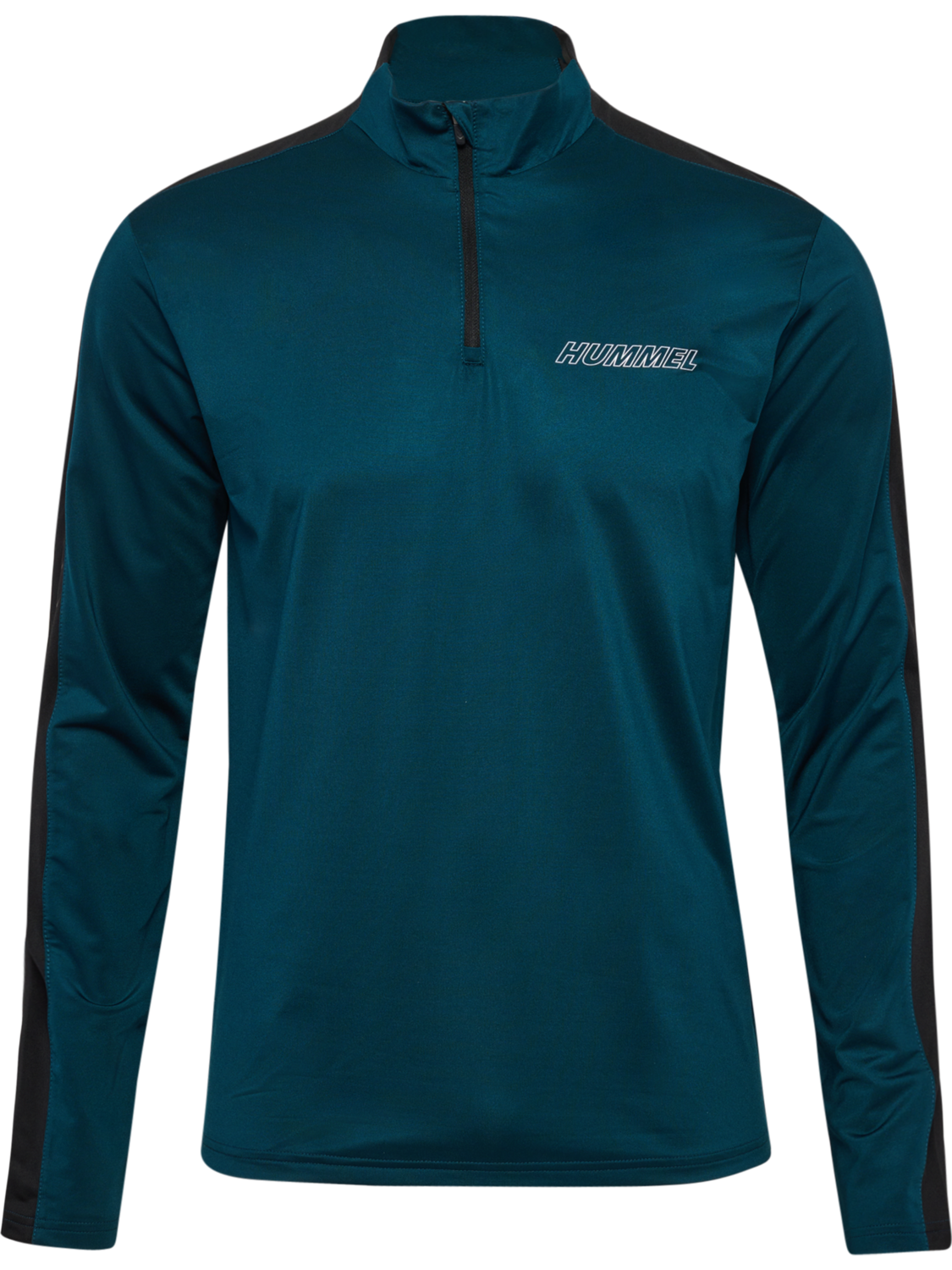 hmlTE STRENGTH PL HALF ZIP, REFLECTING POND, packshot