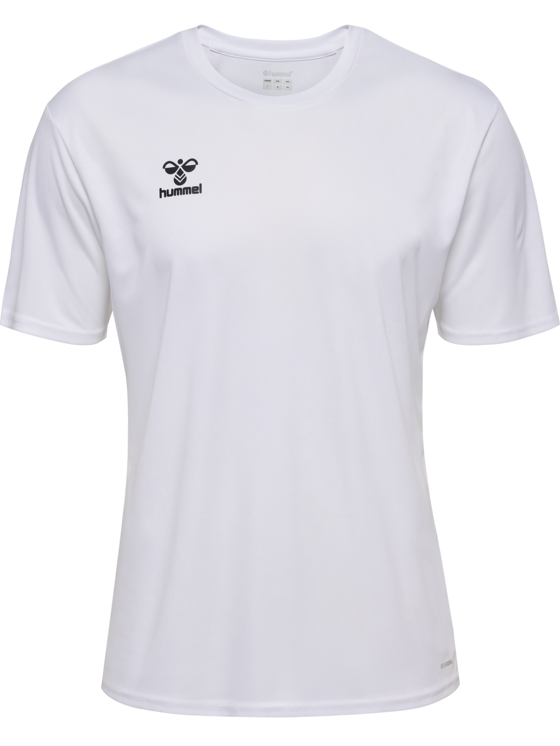 hmlESSENTIAL JERSEY S/S, WHITE, packshot