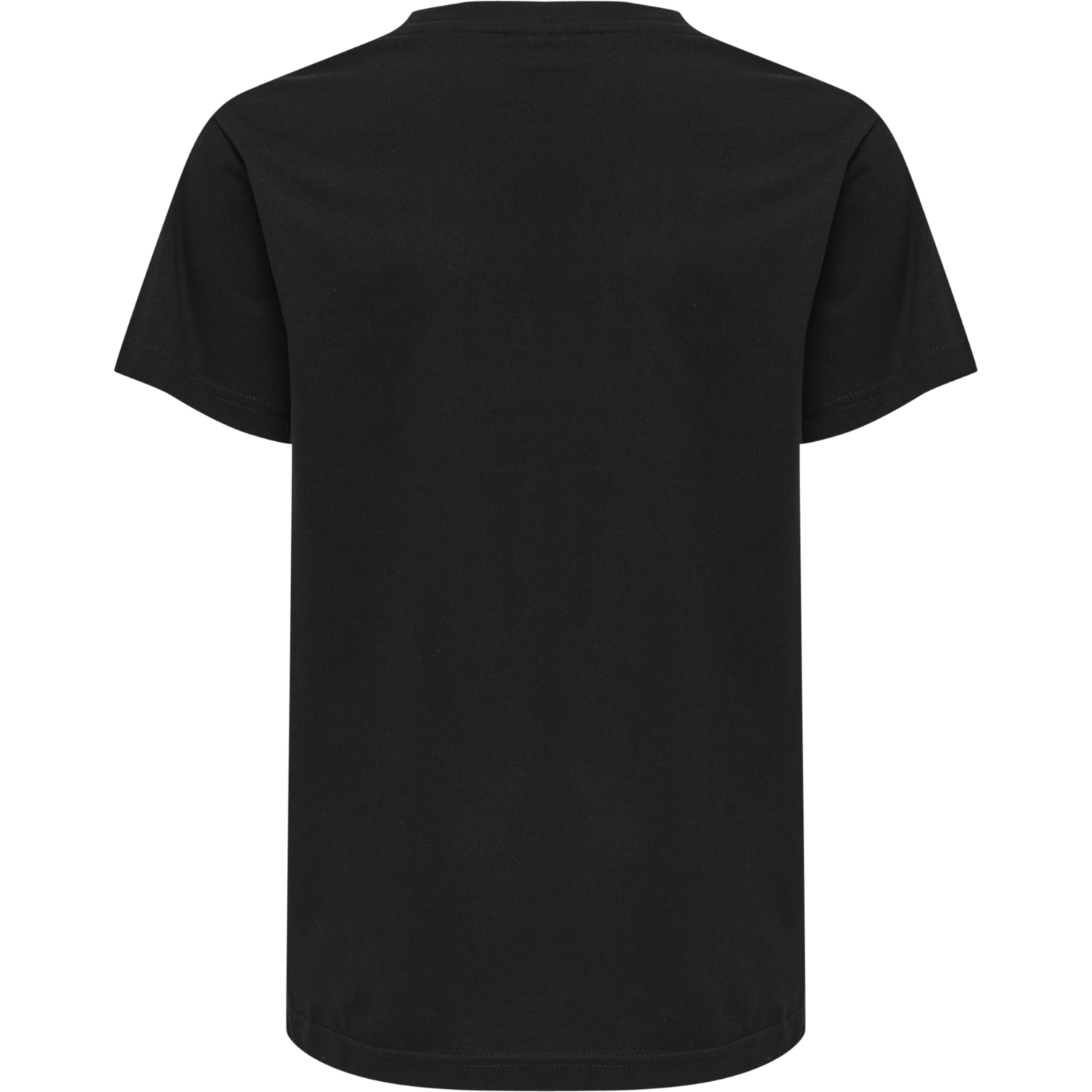 hmlRED BASIC T-SHIRT S/S KIDS, BLACK, packshot