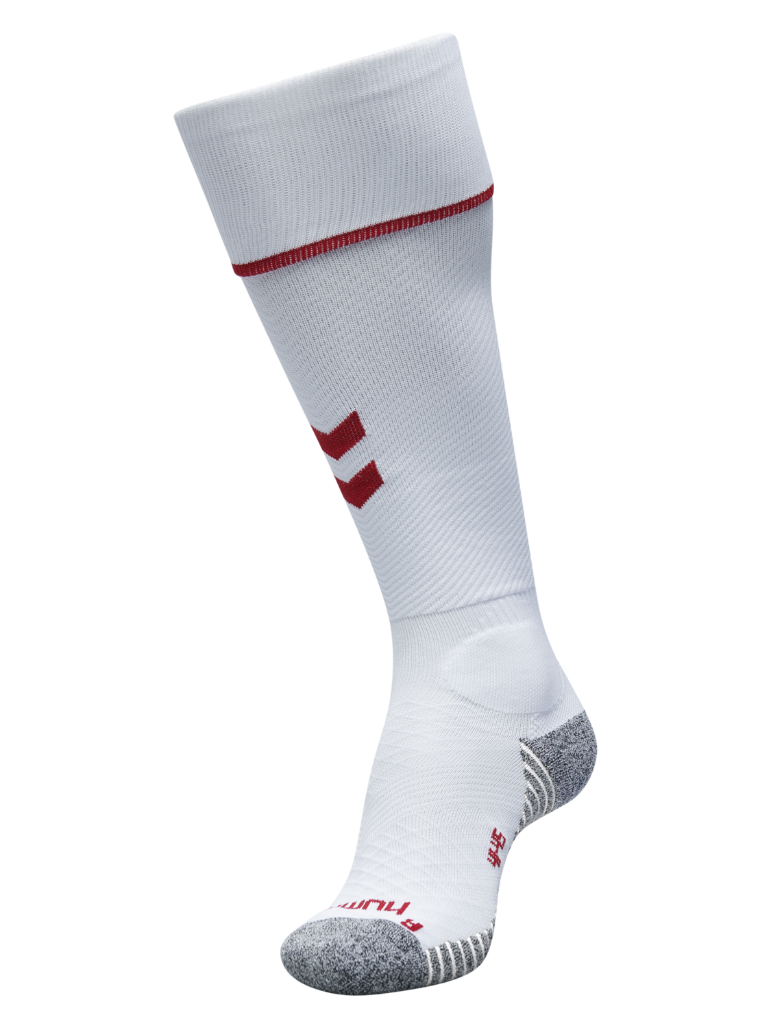 PRO FOOTBALL SOCK 17 - 18, WHITE/TRUE RED, packshot