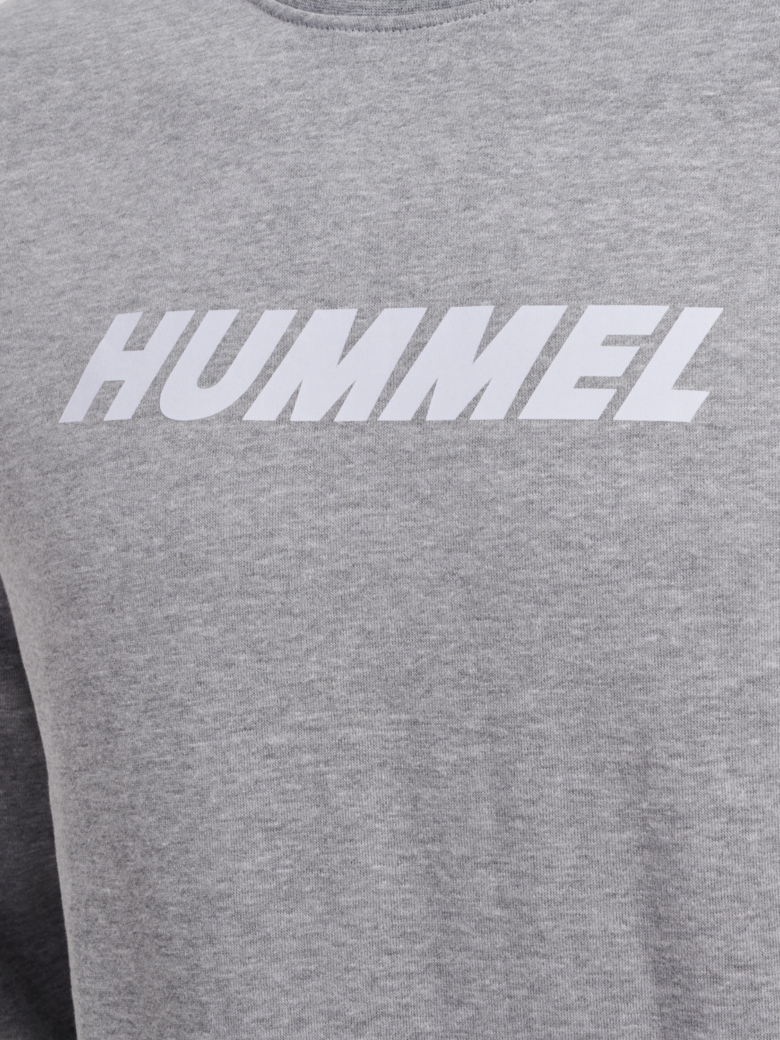 hmlELEMENTAL SWEATSHIRT, GREY MELANGE, packshot