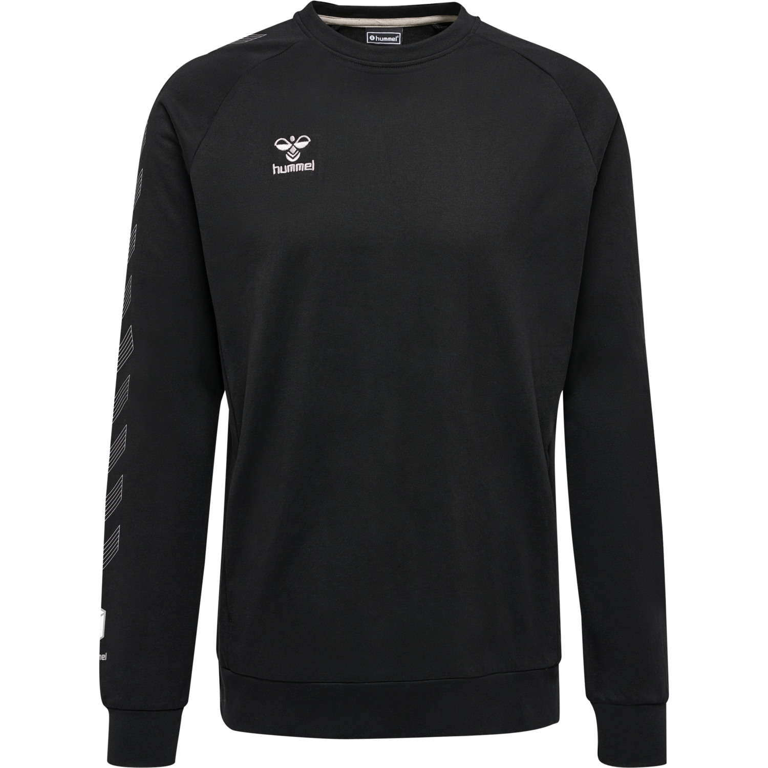 hmlMOVE GRID COTTON SWEATSHIRT, BLACK, packshot