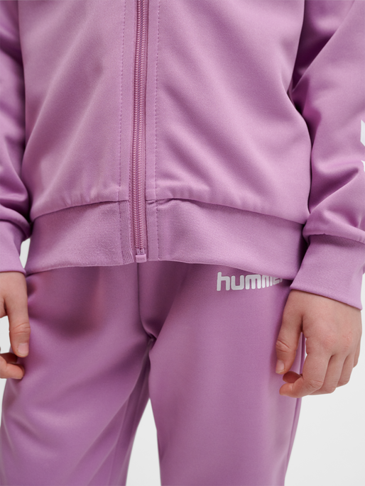 hmlTUKAS TRACKSUIT, SMOKY GRAPE, model