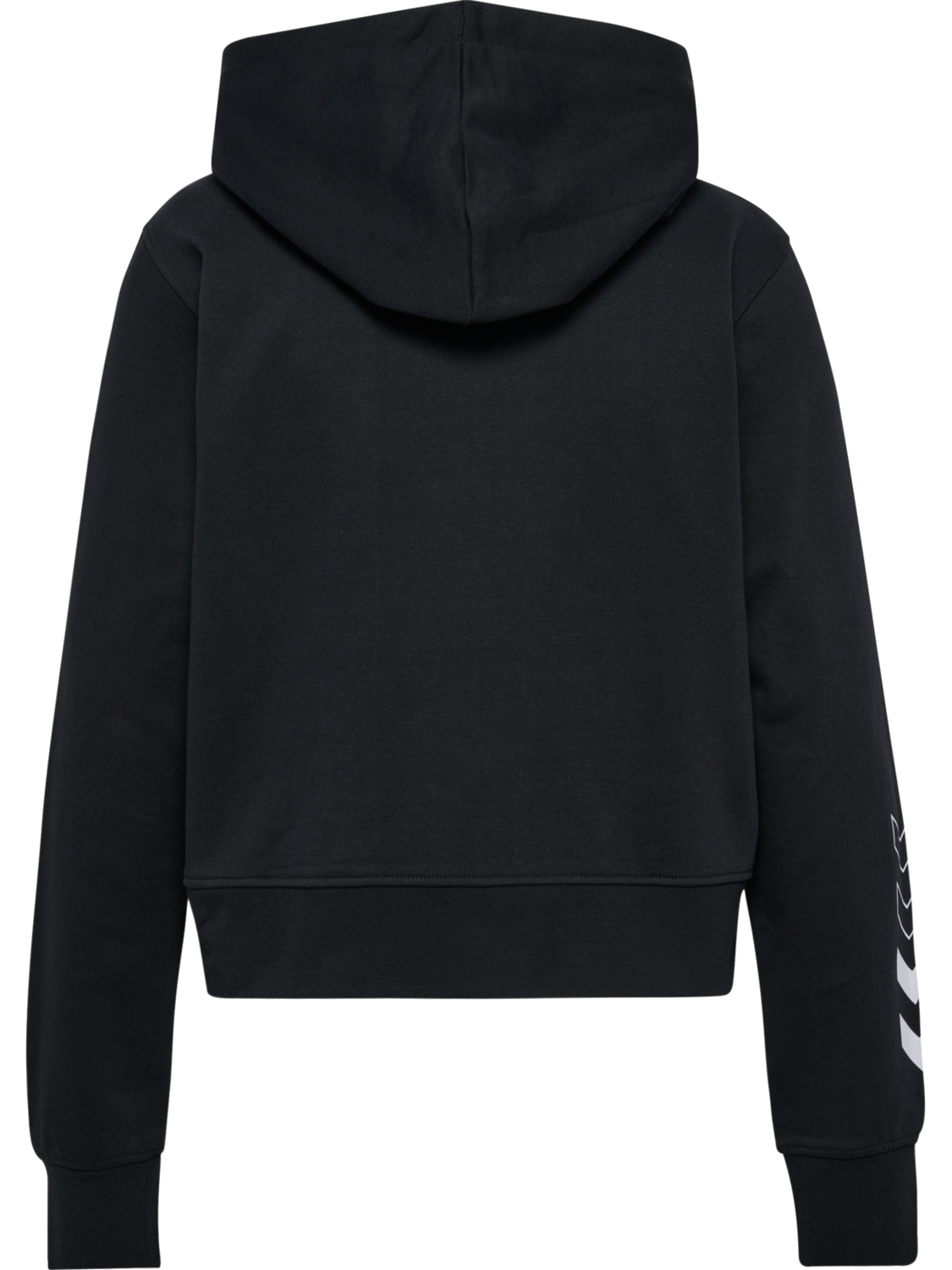 hmlELEMENTAL SHORT HOODIE WOMAN, BLACK, packshot