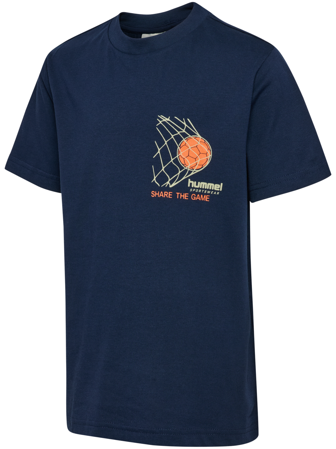 hmlJR REG T-SHIRT S/S RUNNER 2-PACK, LIGHT GREY MELANGE/DRESS BLUES, packshot