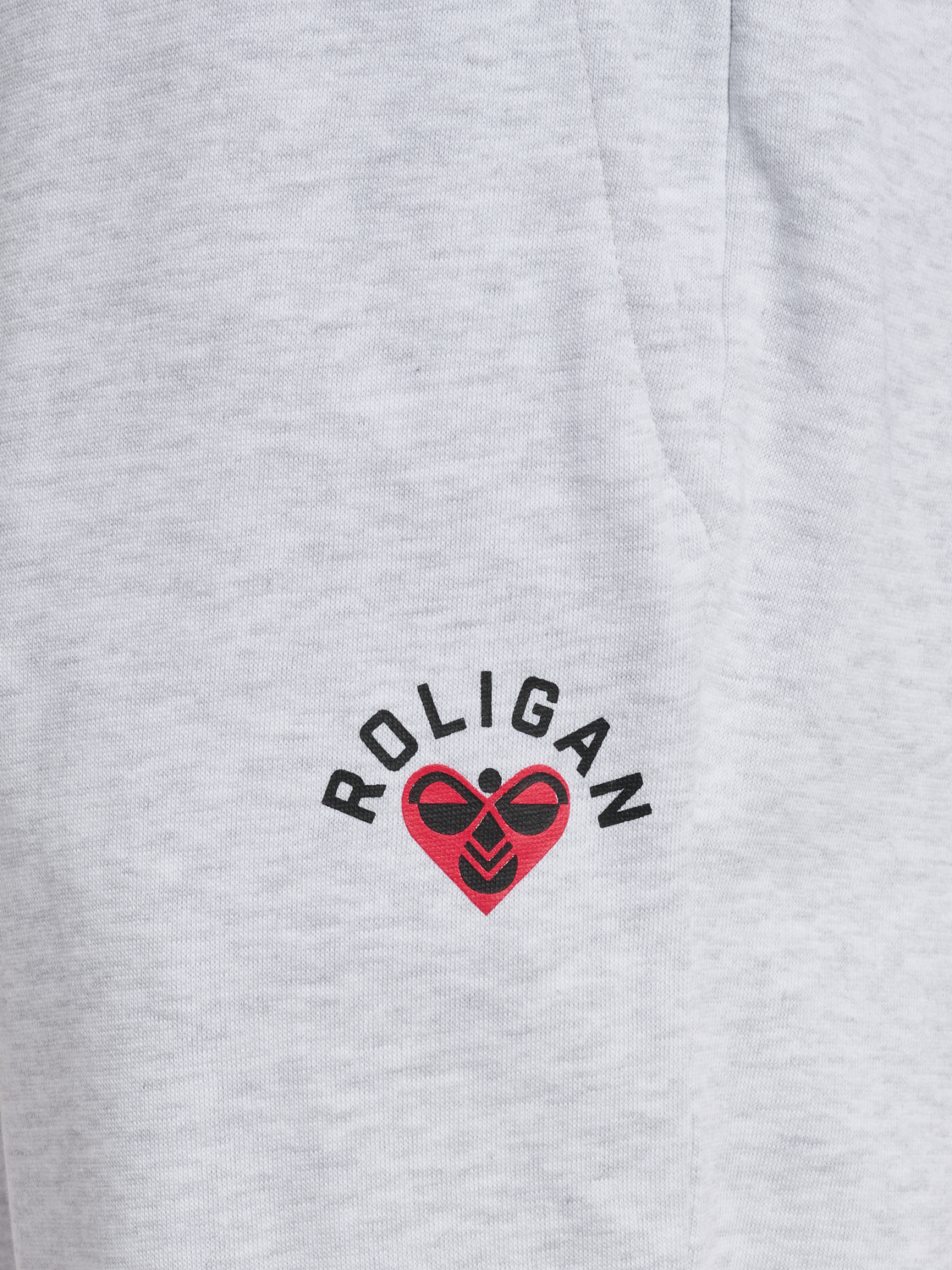 hmlROLIGAN SWEATPANTS, LIGHT GREY MELANGE, packshot