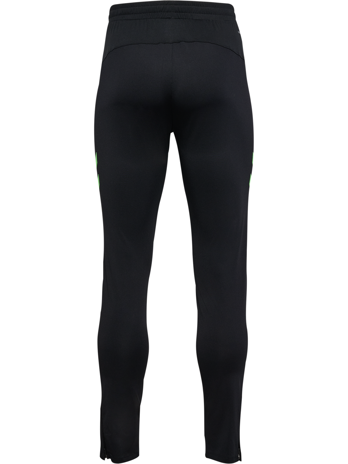 hmlLEAD 2.0 TRAINING PANTS, BLACK/GREEN GECKO, packshot