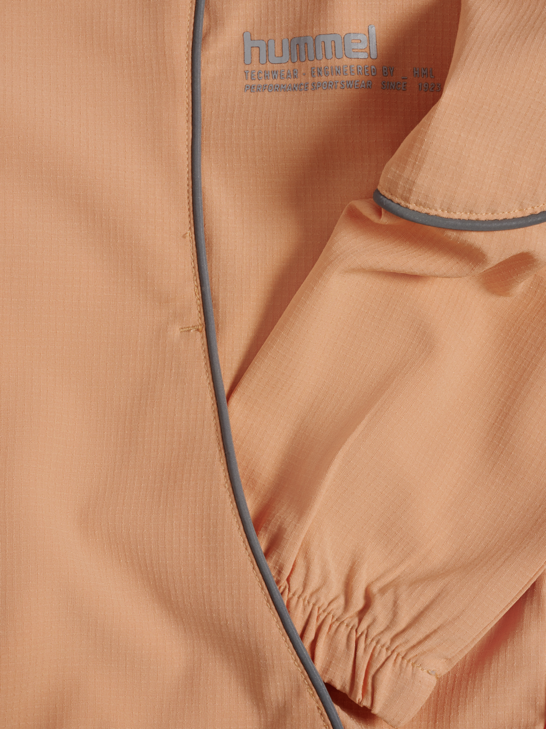 hmlJR WOVEN ZIP JACKET, PEACH BLOOM, packshot