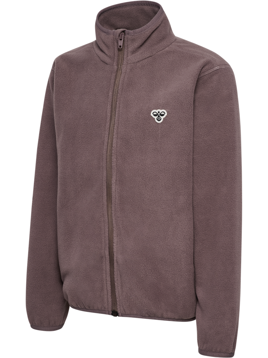 hmlJR FLEECE ZIP JACKET BEE, PEPPERCORN, packshot