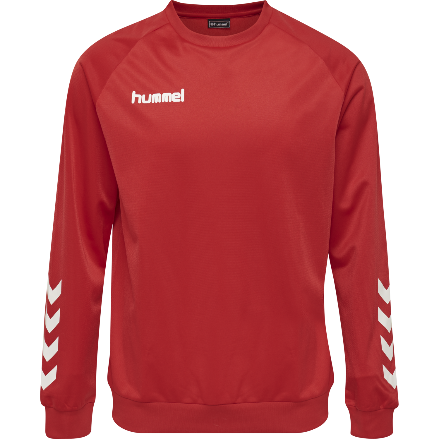 hmlPROMO KIDS POLY SWEATSHIRT, TRUE RED, packshot