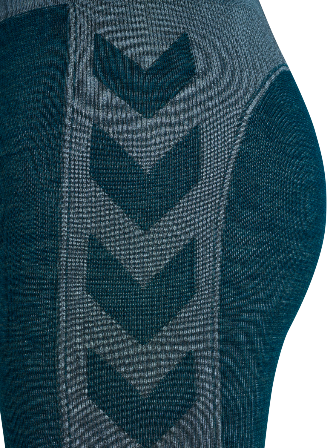 hmlCLEA SEAMLESS MID WAIST TIGHTS, DARK SEA, packshot