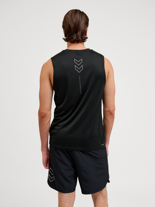 hmlTE FLEX TANKTOP, BLACK, model