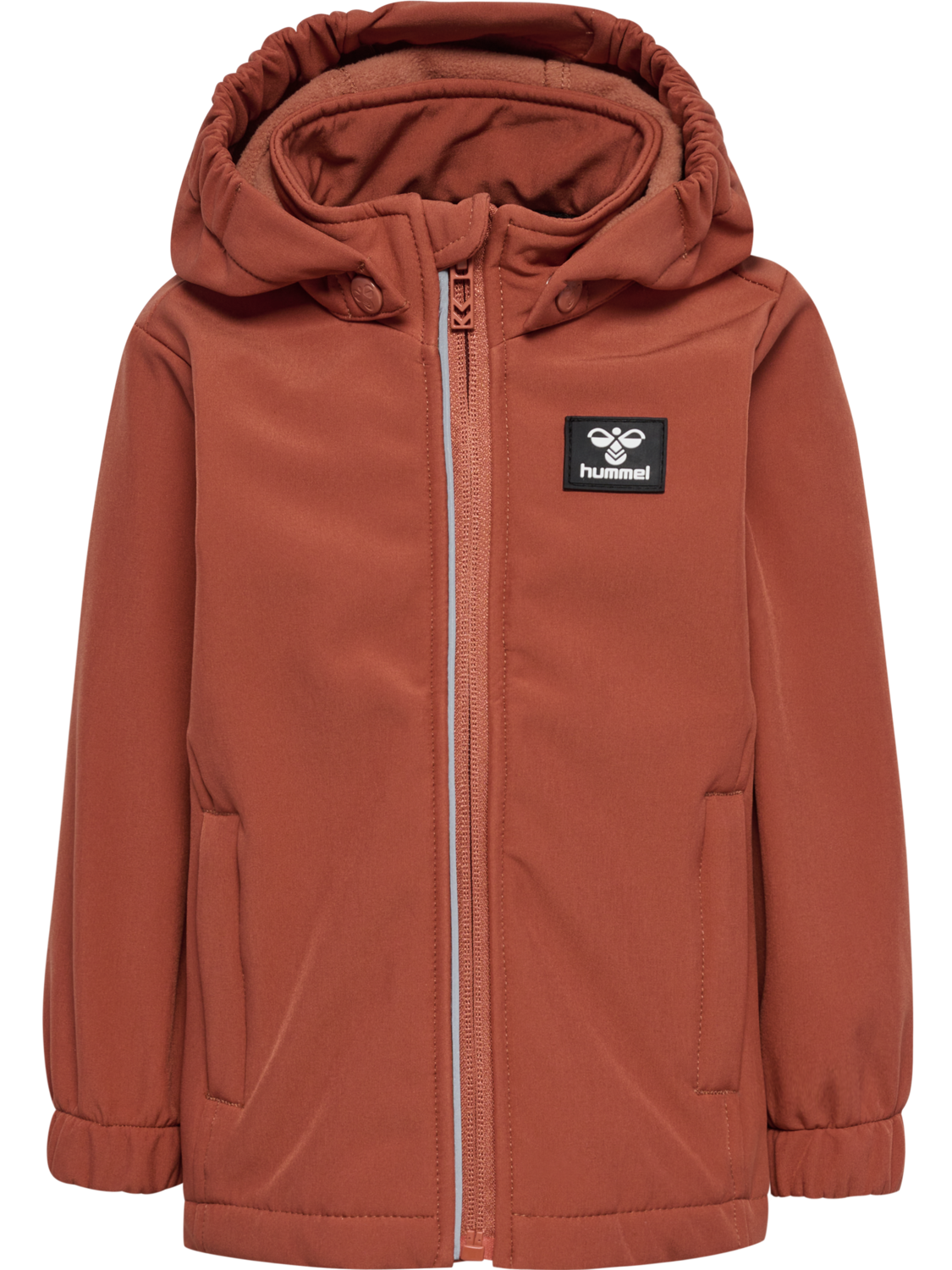 hmlMARS TEX MINI SOFTSHELL JACKET, COPPER BROWN, packshot