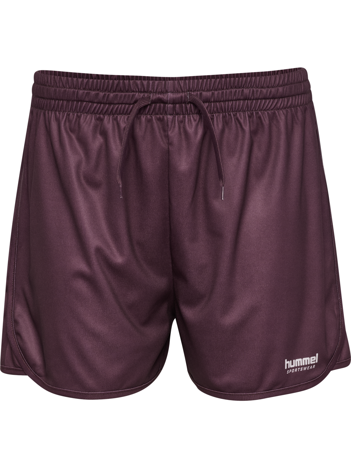 hmlPOLY W FB SHORTS, VINEYARD WINE, packshot