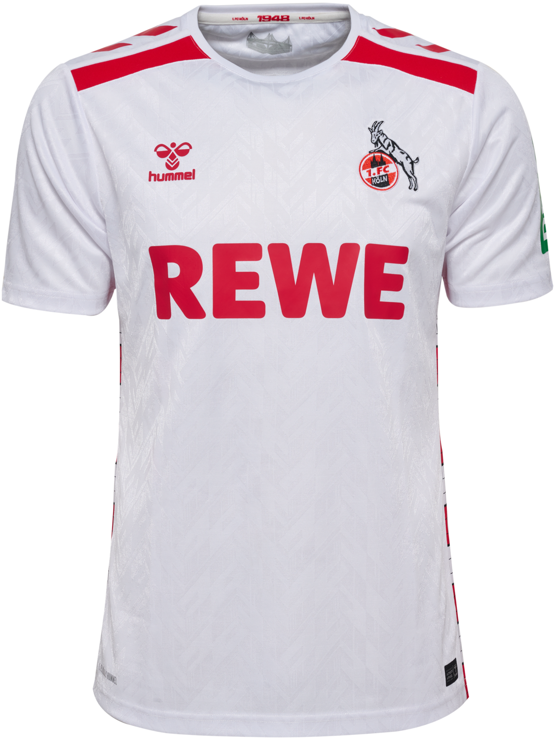 1FCK 24/25 HOME JERSEY S/S, WHITE/TRUE RED, packshot