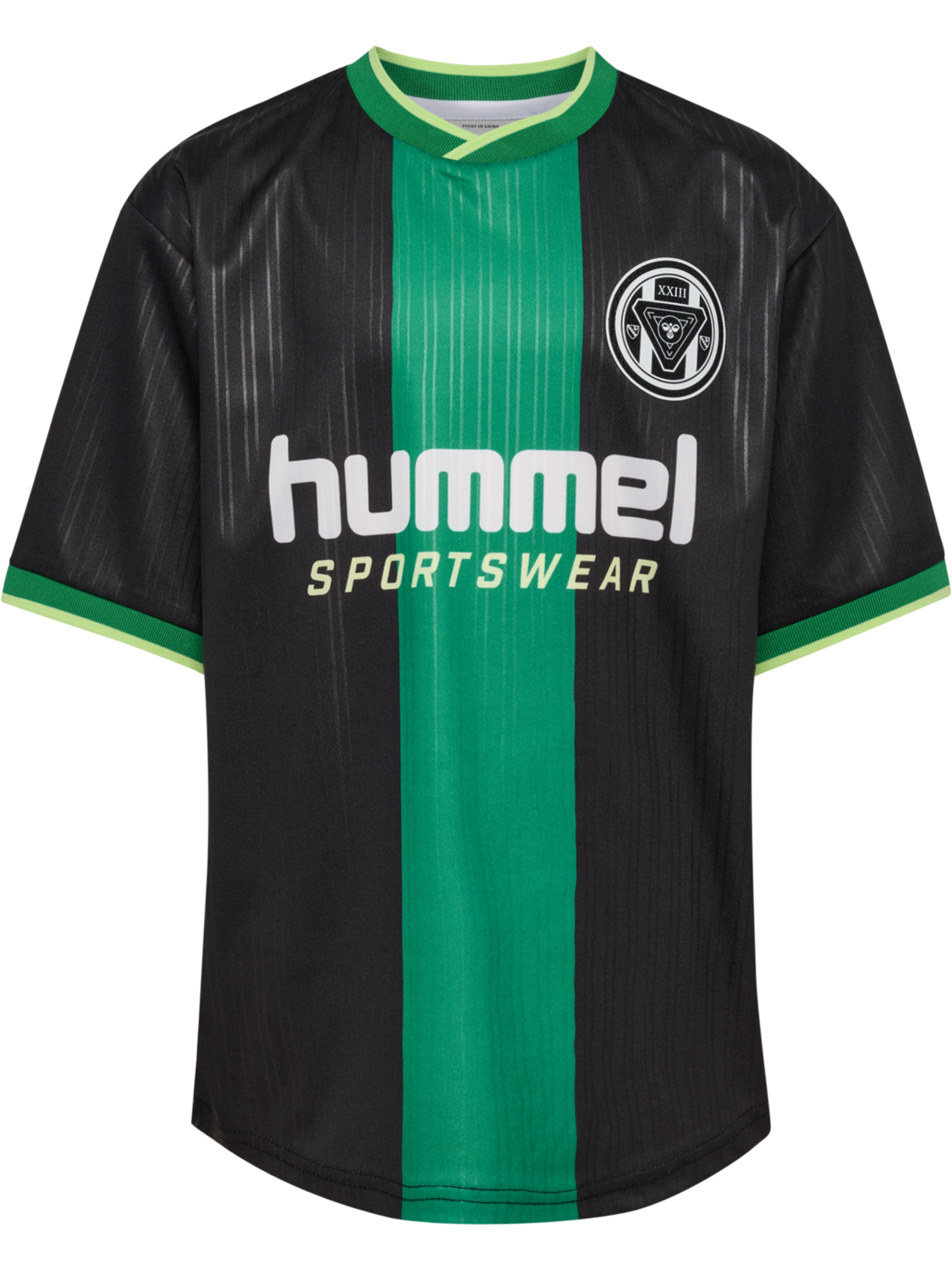 hmlJR LOOSE BALL  JERSEY S/S, BLACK, packshot