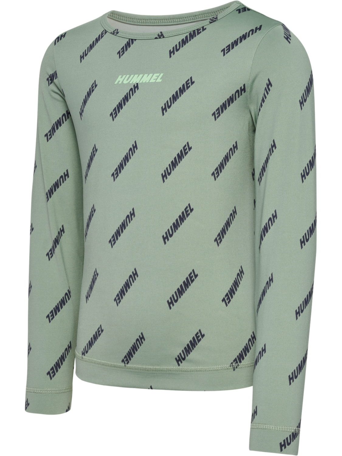 hmlSILJE TOP L/S, ICEBERG GREEN, packshot