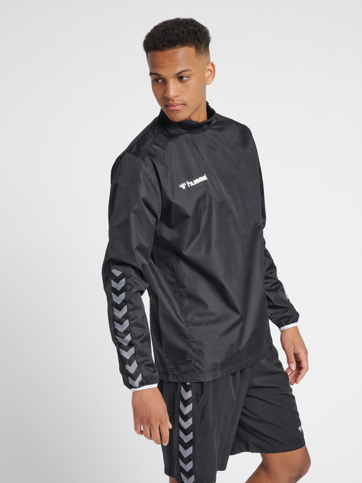 hmlAUTHENTIC WIND BREAKER, BLACK/WHITE, model