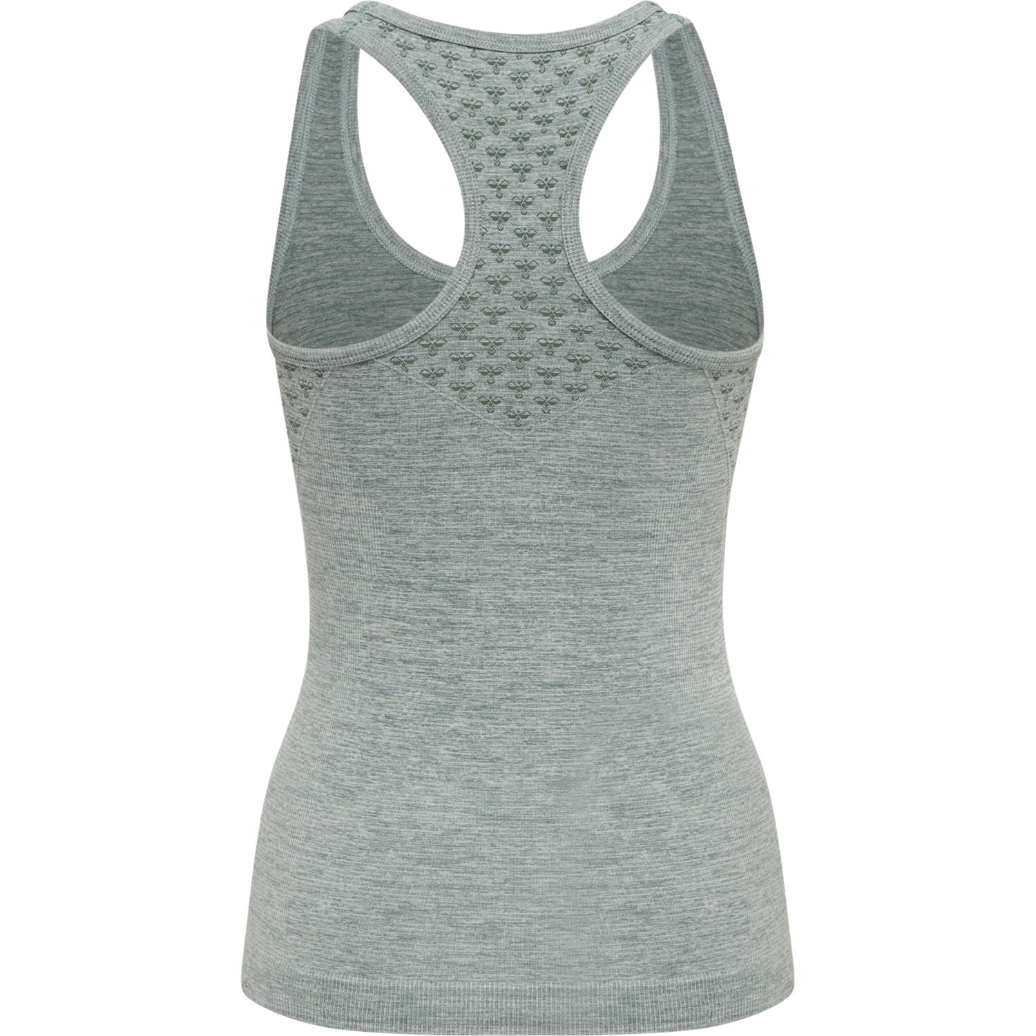 hmlCI SEAMLESS TOP, NORTH ATLANTIC MELANGE, packshot