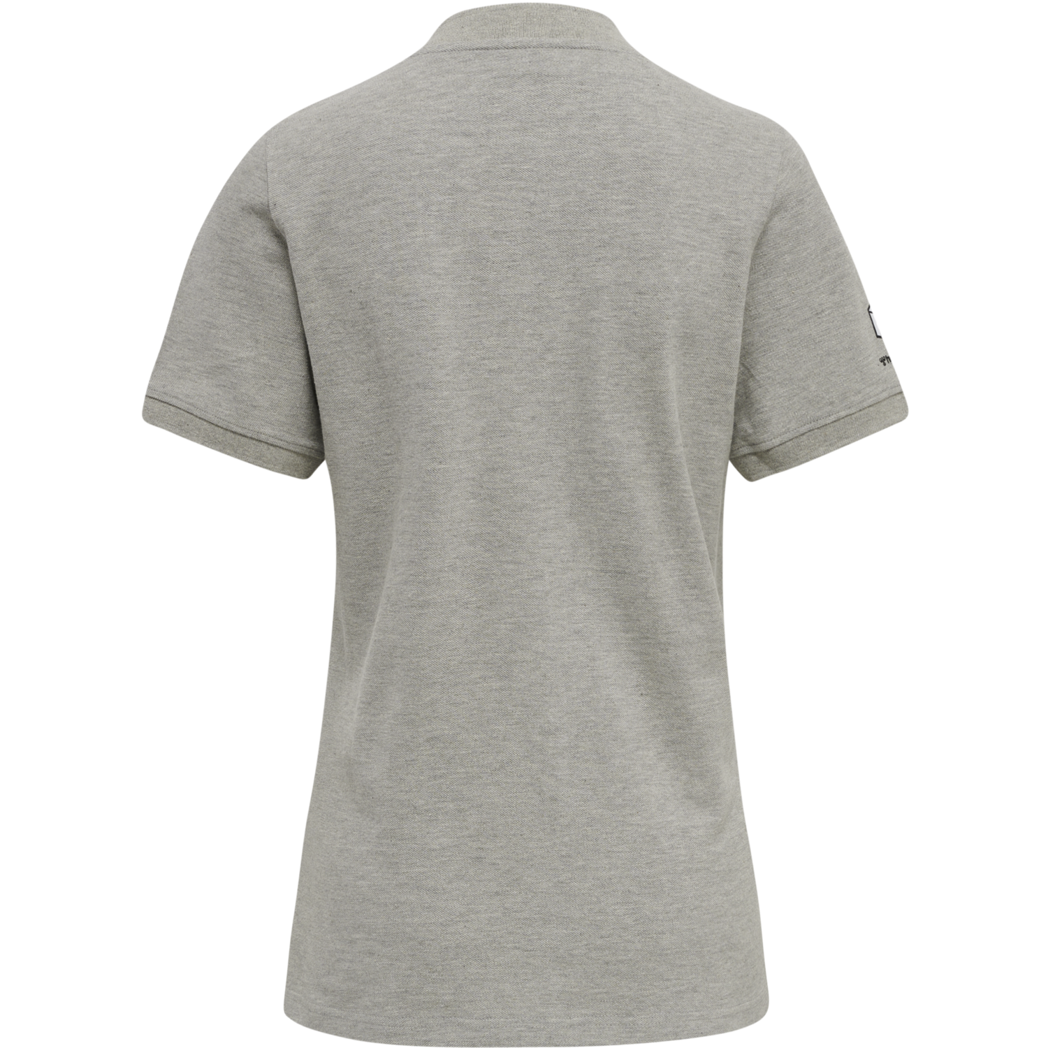 hmlMOVE GRID POLO WOMAN, GREY MELANGE, packshot