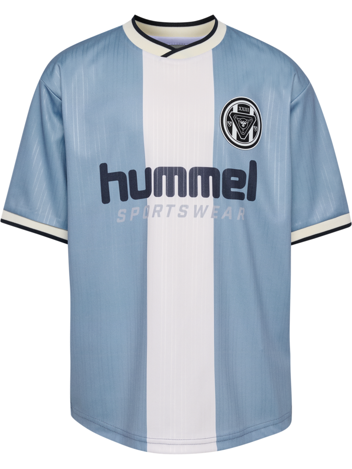 hmlJR LOOSE BALL  JERSEY S/S, FADED DENIM, packshot