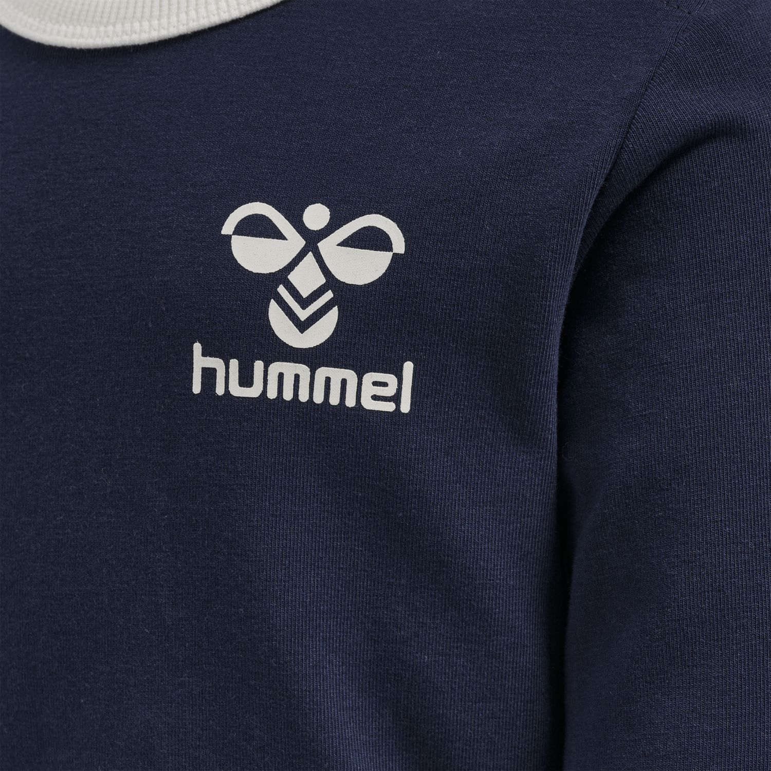 hmlMAULE T-SHIRT L/S, BLACK IRIS, packshot