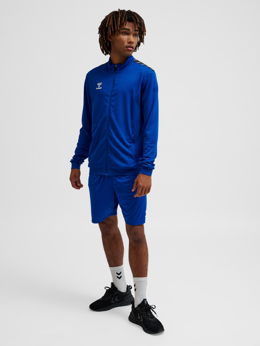 hmlAUTHENTIC PL ZIP JACKET, TRUE BLUE, model