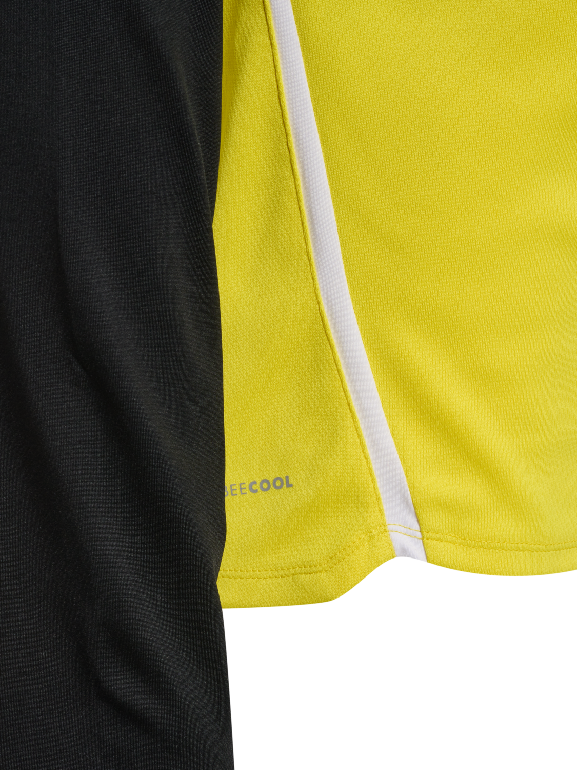 hmlLEAD 2.0 HALF ZIP, BLAZING YELLOW/BLACK, packshot