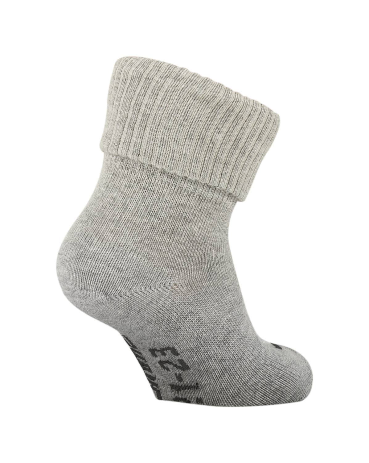 HMLSORA WOOL SOCKS, GREY MELANGE, packshot