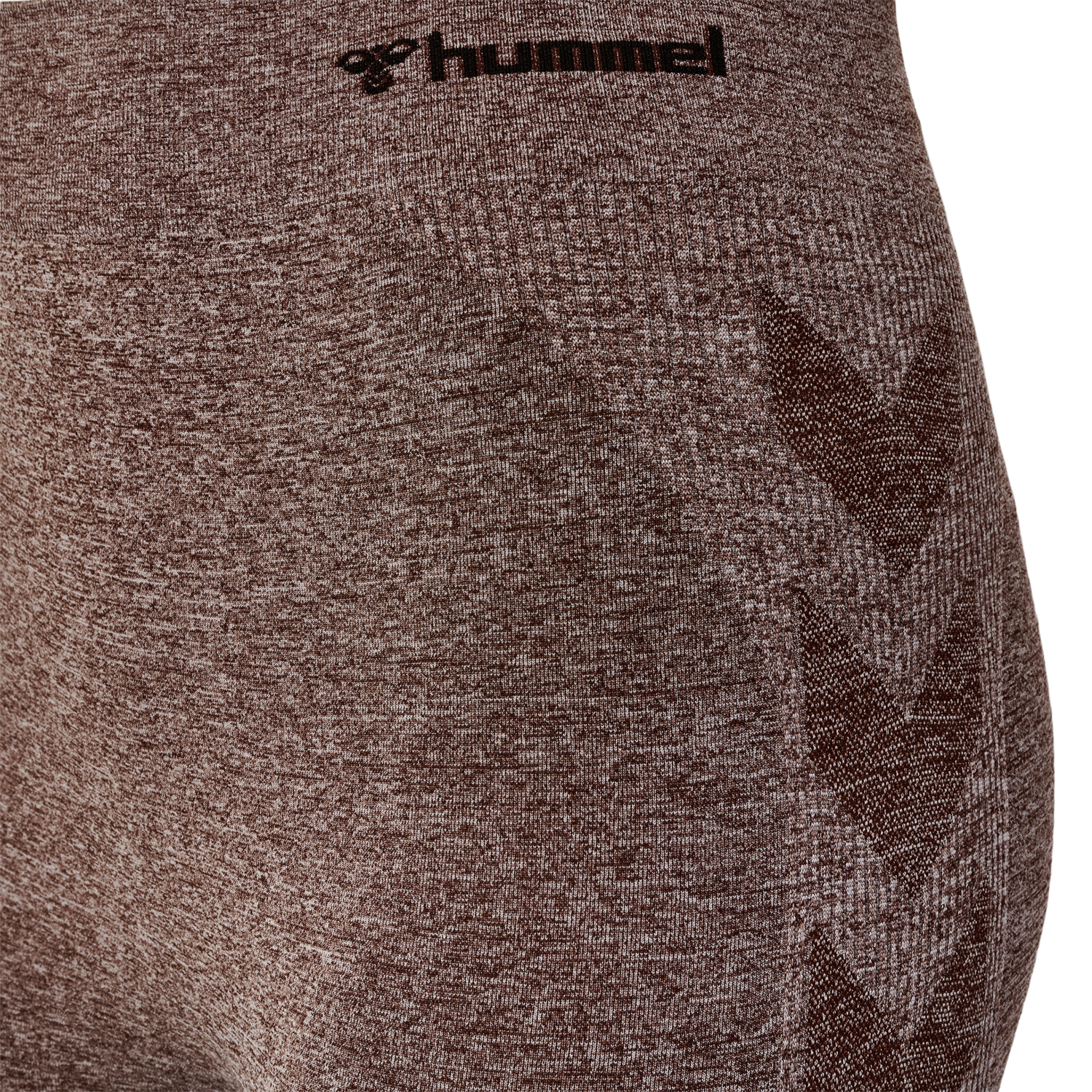 hmlCI SEAMLESS MID WAIST TIGHTS, JAVA MELANGE, packshot