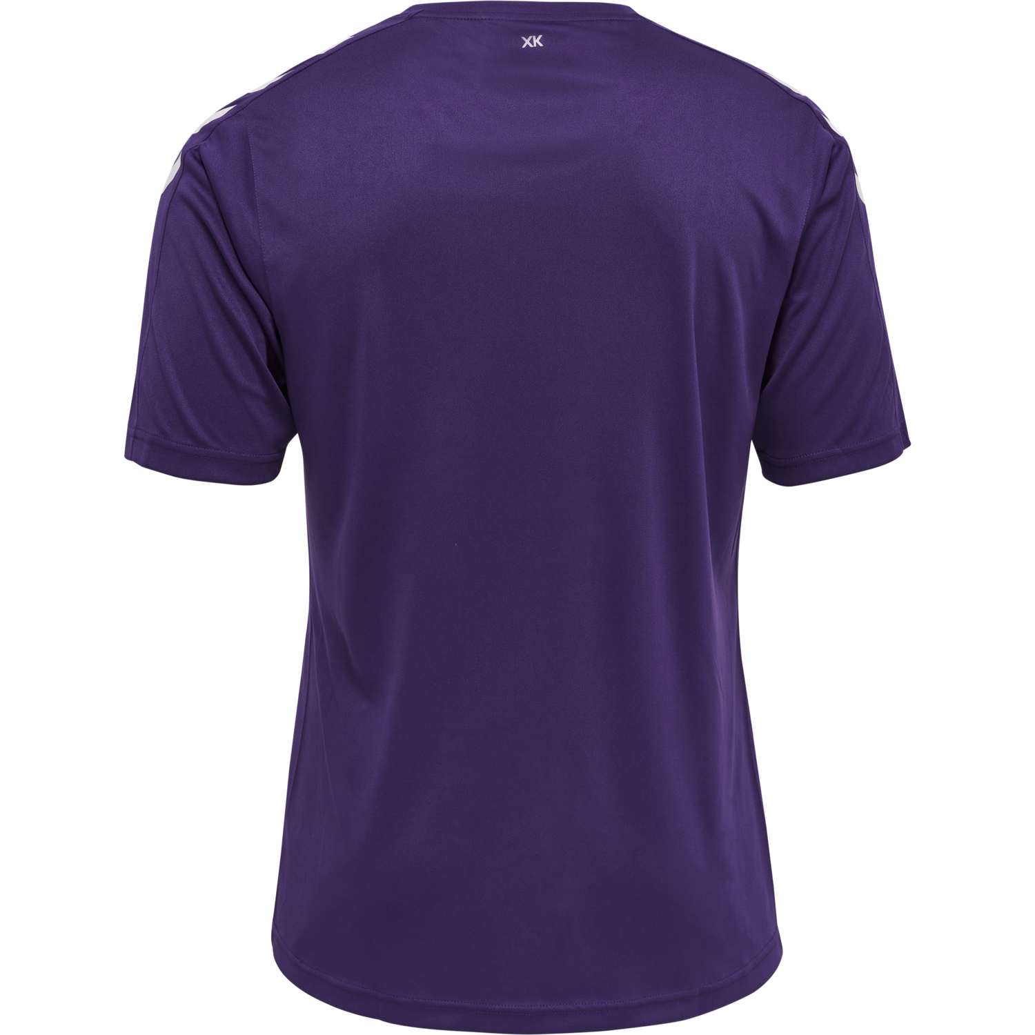 hmlCORE XK POLY JERSEY S/S, ACAI/WHITE, packshot