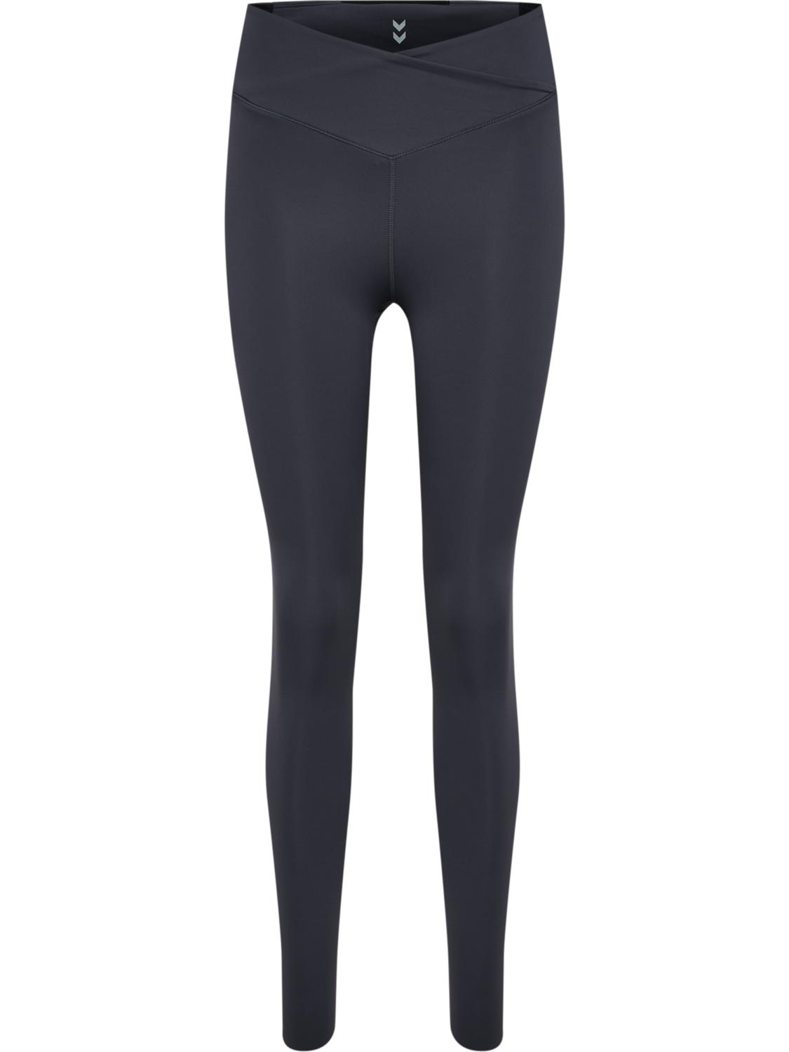 hmlYOGA WRAP HIGH WAIST W TIGHTS, EBONY, packshot