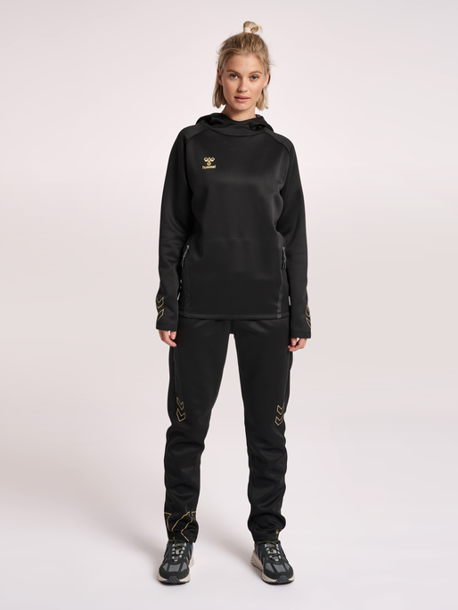 hmlCIMA XK HOODIE WOMAN, BLACK, model