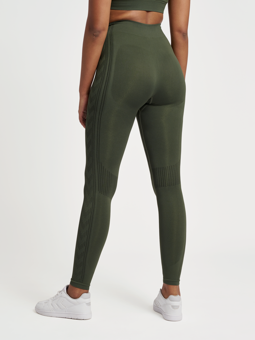 hmlMT SHAPING SEAMLESS MW TIGHTS, THYME, model