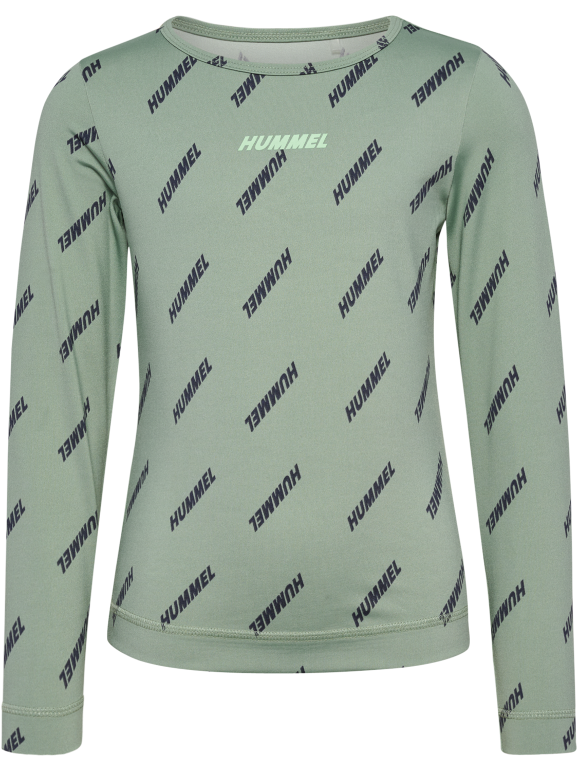 hmlSILJE TOP L/S, ICEBERG GREEN, packshot