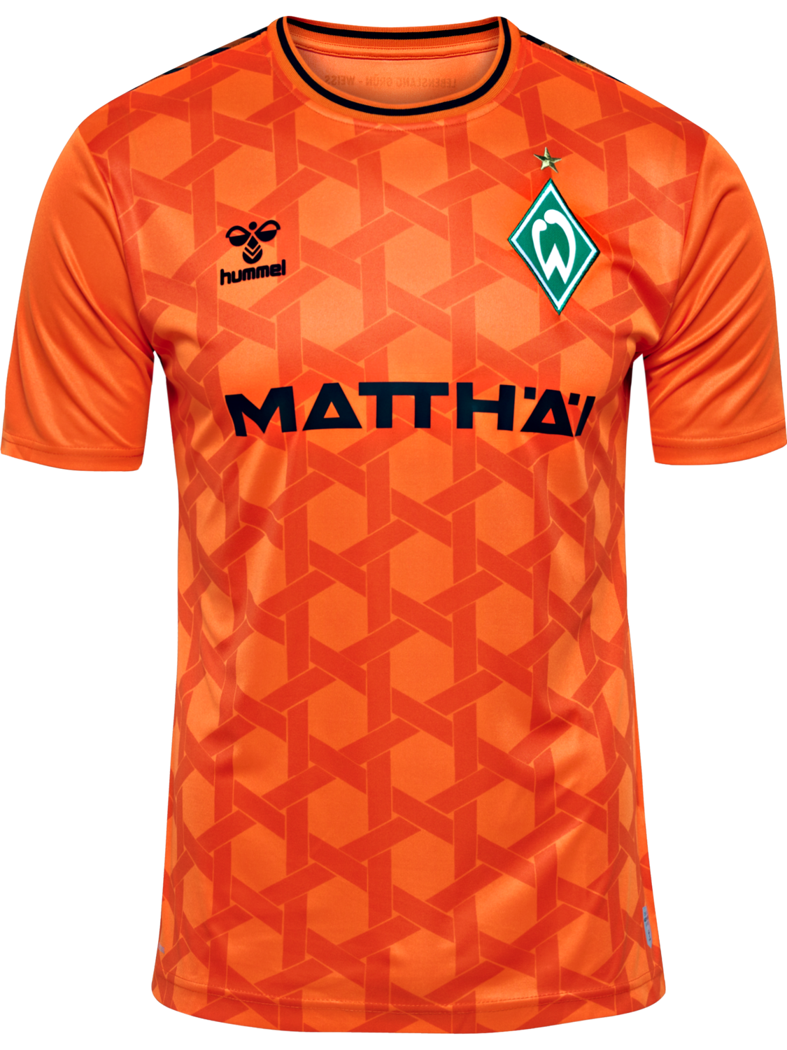 WER 23/24 GK JERSEY S/S, ORANGE TIGER, packshot