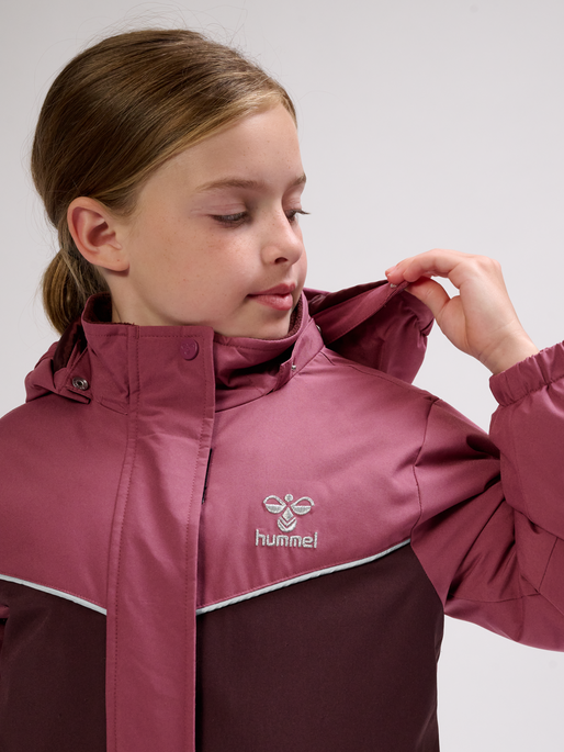 hmlJOSSE TEX JACKET, TULIPWOOD/TULIPWOOD, model